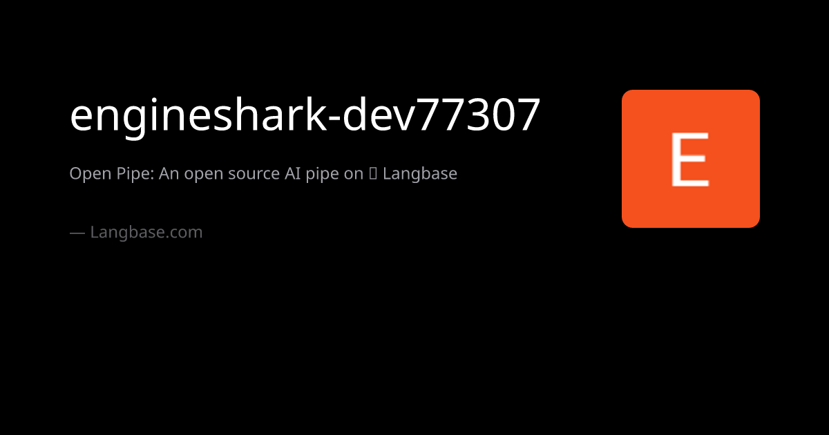 engineshark-dev77307 · engineshark-dev77307