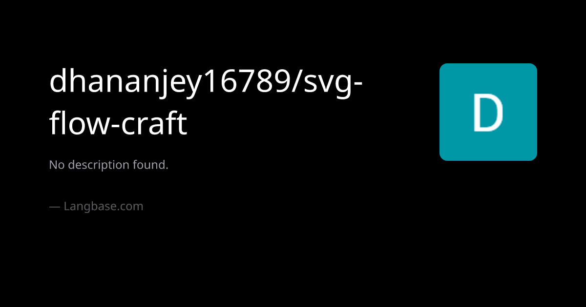 dhananjey16789/svg-flow-craft · Effortlessly transform your detailed ...